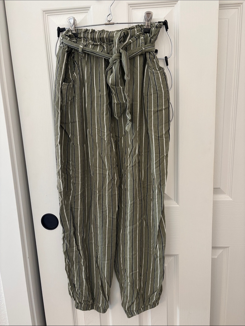 Striped soft pants